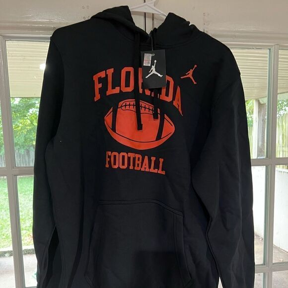 University of Florida Jordan Nike Hoodie Black. Size Large